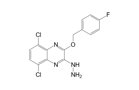 5,8-Dichloro-3-(p-fluorobenzyloxy)-2-hydrazinoquinoxaline