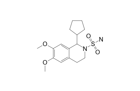 1-CYCLOPENTYL-6,7-DIMETHOXY-3,4-DIHYDROISOQUINOLINE-2-(1-H)-SULFONAMIDE