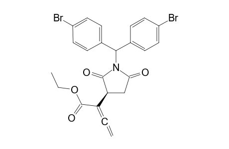 (S)-ethyl 2-(1-(bis(4-bromophenyl)methyl)-2,5-dioxopyrrolidin-3-yl)buta-2,3-dienoate