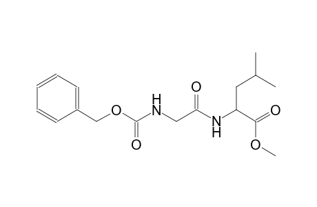 methyl (2R)-2-[({[(benzyloxy)carbonyl]amino}acetyl)amino]-4-methylpentanoate