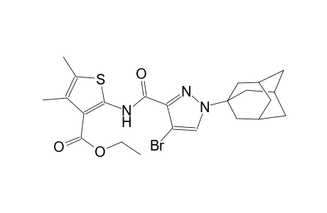 ethyl 2-({[1-(1-adamantyl)-4-bromo-1H-pyrazol-3-yl]carbonyl}amino)-4,5-dimethyl-3-thiophenecarboxylate
