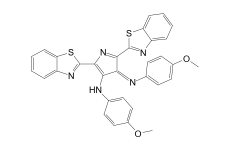 2,5-bis(2'-Benzothiazolyl)-4-[(p-methoxyphenyl)amino]-3-[(p-methoxyphenyl)imino]-3H-pyrrole