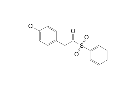 p-Chlorophenyl-2-phenylsulfonylethan-2-one