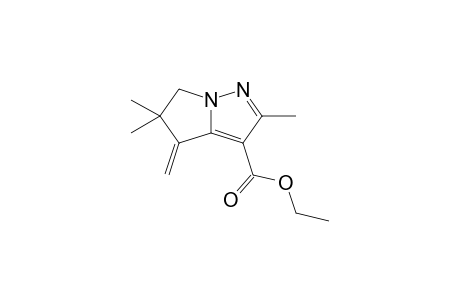 Ethyl 2,5,5-Trimethyl-4-methylene-5,6-dihydro-4H-pyrrolo[1,2-b]-pyrazole-3-carboxylate