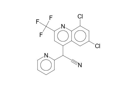 4-Quinolineacetonitrile, 6,8-dichloro-alpha,2-pyridinyl-2-(trifluorom
