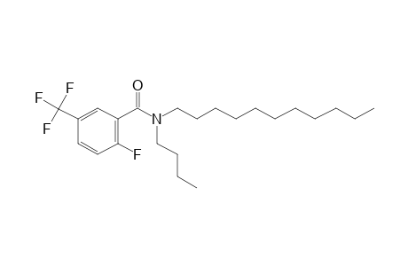 Benzamide, 2-fluoro-5-trifluoromethyl-N-butyl-N-undecyl-