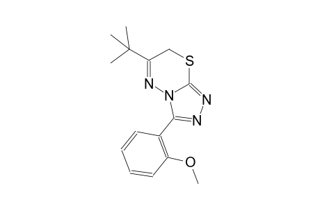 6-tert-butyl-3-(2-methoxyphenyl)-7H-[1,2,4]triazolo[3,4-b][1,3,4]thiadiazine