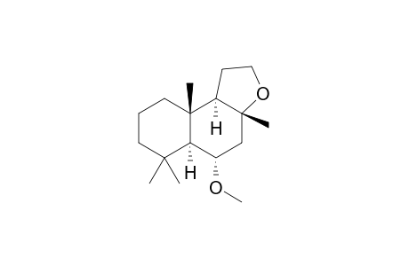 (3aR,5S,5aS,9aS,9bR)-5-methoxy-3a,6,6,9a-tetramethyl-2,4,5,5a,7,8,9,9b-octahydro-1H-benzo[e]benzofuran