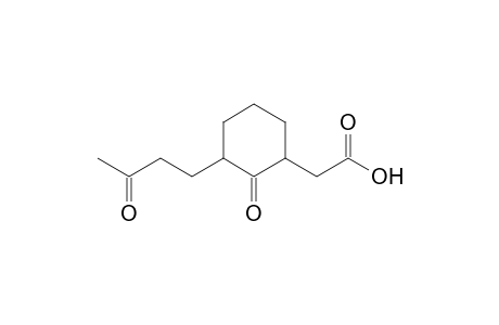 (+-)-syn-2-[2-oxo-3-(3-oxobutyl)cyclohexyl]acetic acid