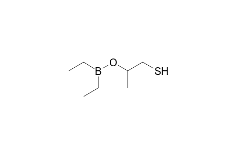 1-Methyl-2-sulfanylethyl diethylborinate