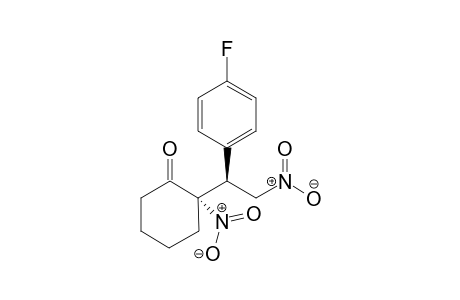 (S)-2-[(S)-1-(4-Fluorophenyl)-2-nitroethyl]-2-nitrocyclohexanone