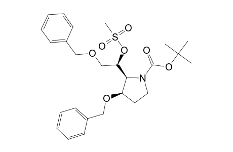 TERT.-BUTYL-(2S,3R,1'R)-3-BENZYLOXY-2-(2'-BENZYLOXY-1'-METHYLSULFONYLOXY-ETHYL)-PYRROLIDINE-1-CARBOXYLATE