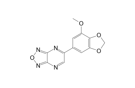 5-(7-Methoxy-1,3-benzodioxol-5-yl)[1,2,5]oxadiazolo[3,4-b]pyrazine