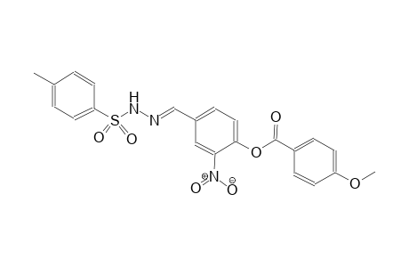 benzoic acid, 4-methoxy-, 4-[(E)-[2-[(4-methylphenyl)sulfonyl]hydrazono]methyl]-2-nitrophenyl ester