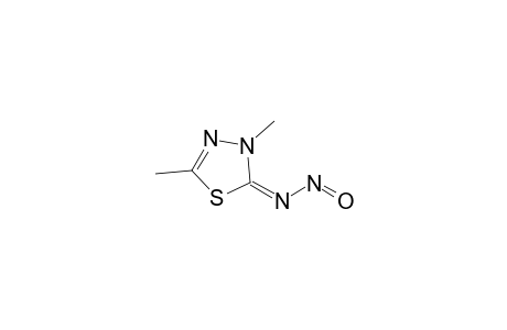 (NE)-N-(3,5-dimethyl-1,3,4-thiadiazol-2-ylidene)nitrous amide