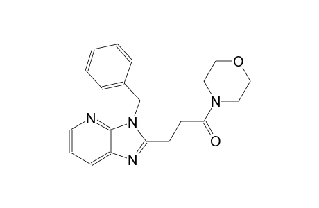 3H-imidazo[4,5-b]pyridine, 2-[3-(4-morpholinyl)-3-oxopropyl]-3-(phenylmethyl)-