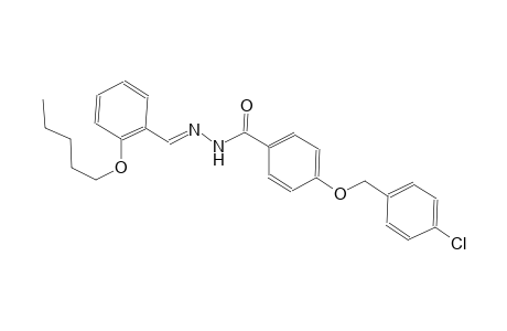 benzoic acid, 4-[(4-chlorophenyl)methoxy]-, 2-[(E)-[2-(pentyloxy)phenyl]methylidene]hydrazide