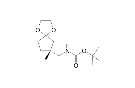 (R)-N-[1-(3,3-Ethylidenedioxy-1-methyl-cyclopentyl)-ethyl]-N-(tert-butoxyoxycarbonyl)amine