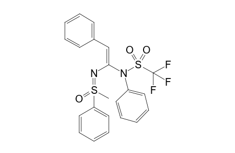 (E)-N-[2-Phenylvinyl-2-N-(phenyl-triflylamide)]-S-methyl-S-phenylsulfoximine