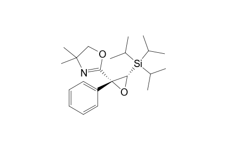 (1R*,2S*)-2-Triisopropylsilyl-1-(4,4-dimethyl-2-oxazolin-2-yl)-1-phenylepoxyethane