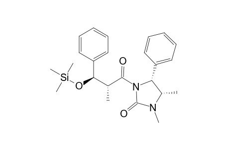 (4R,5S)-1,5-dimethyl-3-[(2R,3R)-2-methyl-1-oxo-3-phenyl-3-trimethylsilyloxypropyl]-4-phenyl-2-imidazolidinone
