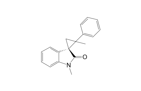 (1S)-1',2-dimethyl-2-phenylspiro[cyclopropane-1,3'-indolin]-2'-one