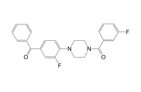 methanone, [3-fluoro-4-[4-(3-fluorobenzoyl)-1-piperazinyl]phenyl]phenyl-