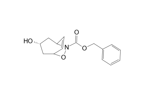 N-(Benzyloxycarbonyl)-3.alpha.-hydroxy-6-oxa-7-azabicyclo[3.2.2]non-8-ene