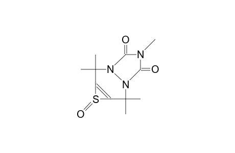 2,2,6,6,9-Pentamethyl-4,8,10-trioxo-1,7,9-triaza-4-thia-tricyclo(5.3.0.0/3,5/)dec-3(5)-ene