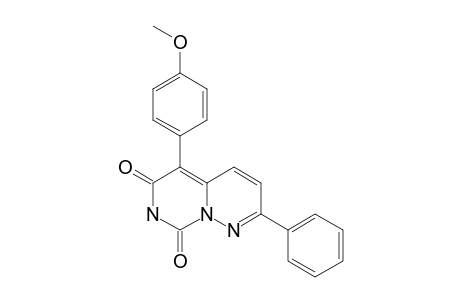 2-PHENYL-5-(4-METHOXYPHENYL)-7H,8H-PYRIMIDO-[1,6-B]-PYRIDAZIN-6,8-DIONE