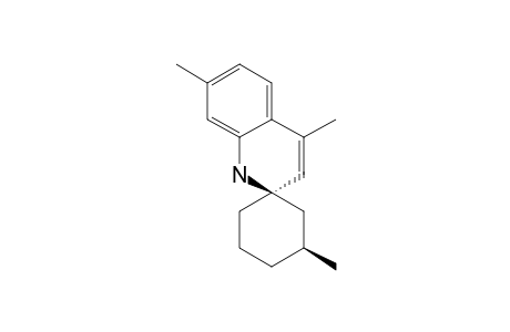 (1S,3R)-3,4',7'-TRIMETHYLSPIRO-[CYCLOHEXAN-1,2'(1'H)-CHINOLINE]