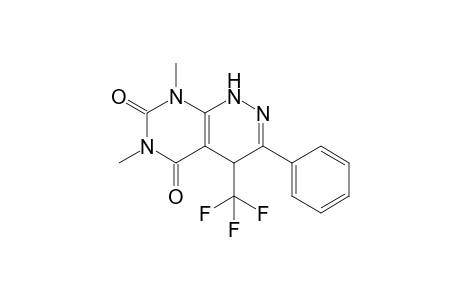 4-Trifluoromethyl-6,8-dimethyl-3-(phenyl)-1,4,5,6,7,8-hexahydropyrimido[4,5-c]pyridazine-5,7-dione