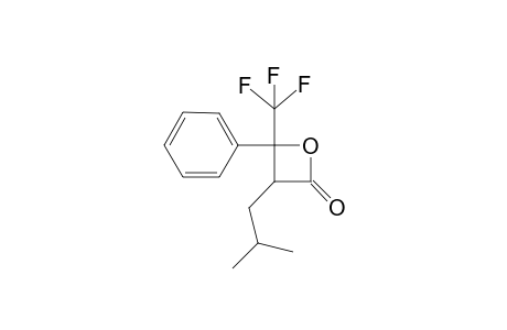 u-3-Isobutyl-4-phenyl-4-(trifluoromethyl)oxetan-2-one