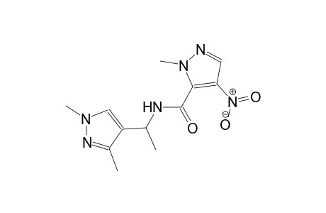 N-[1-(1,3-dimethyl-1H-pyrazol-4-yl)ethyl]-1-methyl-4-nitro-1H-pyrazole-5-carboxamide