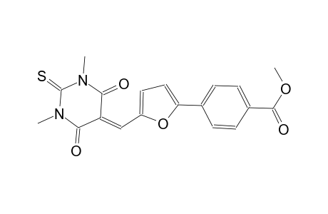 methyl 4-{5-[(1,3-dimethyl-4,6-dioxo-2-thioxotetrahydro-5(2H)-pyrimidinylidene)methyl]-2-furyl}benzoate