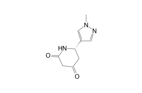 (S)-6-(1-Methyl-1H-pyrazol-4-yl)-piperidine-2,4-dione