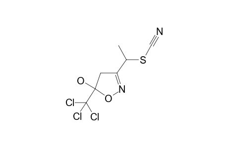 3-(1-thiocyanatoethyl)-5-(trichloromethyl)-4H-1,2-oxazol-5-ol