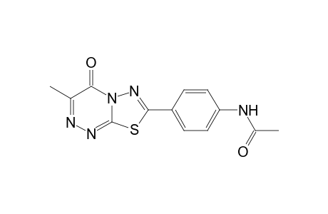 7-(p-Acetylamidophenyl)-3-methyl-4H-[1,3,4]thiadiazolo[2,3-c][1,2,4]triazin-4-one