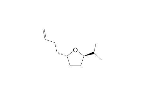 trans-2-(But-3'-en-1'-yl)-5-(1''-methylethyl)-tetrahydrofuran