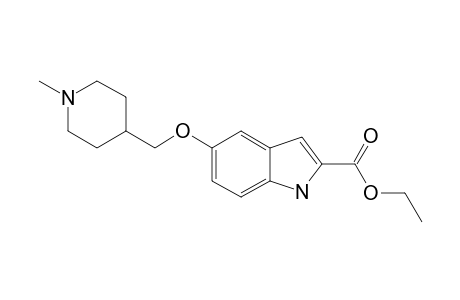 Ethyl 5-[(1-Methylpiperidin-4-yl)methoxy]-1H-indole-2-carboxylate