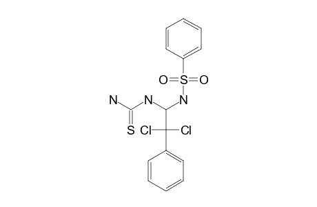 N-(1-BENZENESULFONAMIDO-2-PHENYL-2,2-DICHLOROETHYL)-THIOCARBAMIDE
