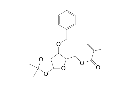 2-((1-methylethenyl)carbonyloxymethyl)-4,5-(dimethylmethylenedioxy)-3-benzyloxy-1-oxacyclopentane