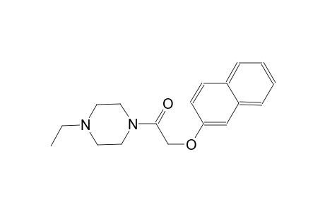 1-ethyl-4-[(2-naphthyloxy)acetyl]piperazine