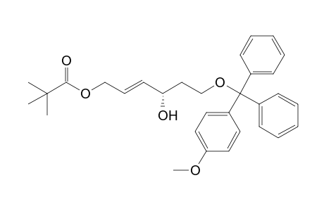 (2E,4S)-4-Hydroxy-6-[(4'-methoxyphenyl)(diphenyl)methoxy]hex-2-enyl dimethyl propanoate