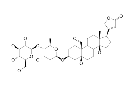 ERYSIMOSIDE;STROPHANTHIDIN-3-O-BETA-D-GLUCOPYRANOSYL-DIGITOXOPYRANOSIDE