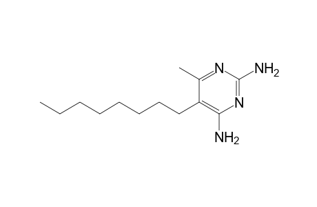 2,4-Pyrimidinediamine, 6-methyl-5-octyl-