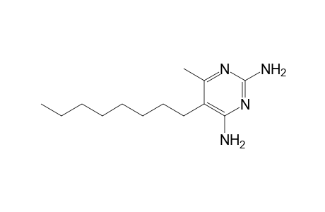 2,4-Pyrimidinediamine, 6-methyl-5-octyl-