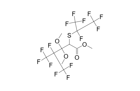 METHYL-4,5,5,5-TETRAFLUORO-3,3-DIMETHOXY-2-([1-(TRIFLUOROMETHYL)-1,2,2,2-TETRAFLUOROETHYL]-THIO)-4-(TRIFLUOROMETHYL)-PENTENOATE
