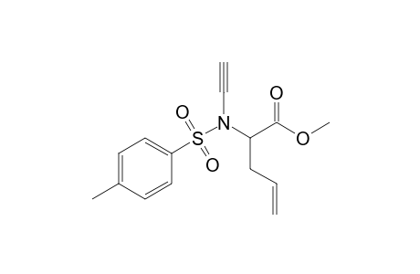 Methyl 2-[ethynyl(toluene-4-sulfonyl)amino]pent-4-enoate