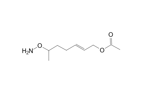 (E)-6-(aminooxy)hept-2-en-1-yl acetate